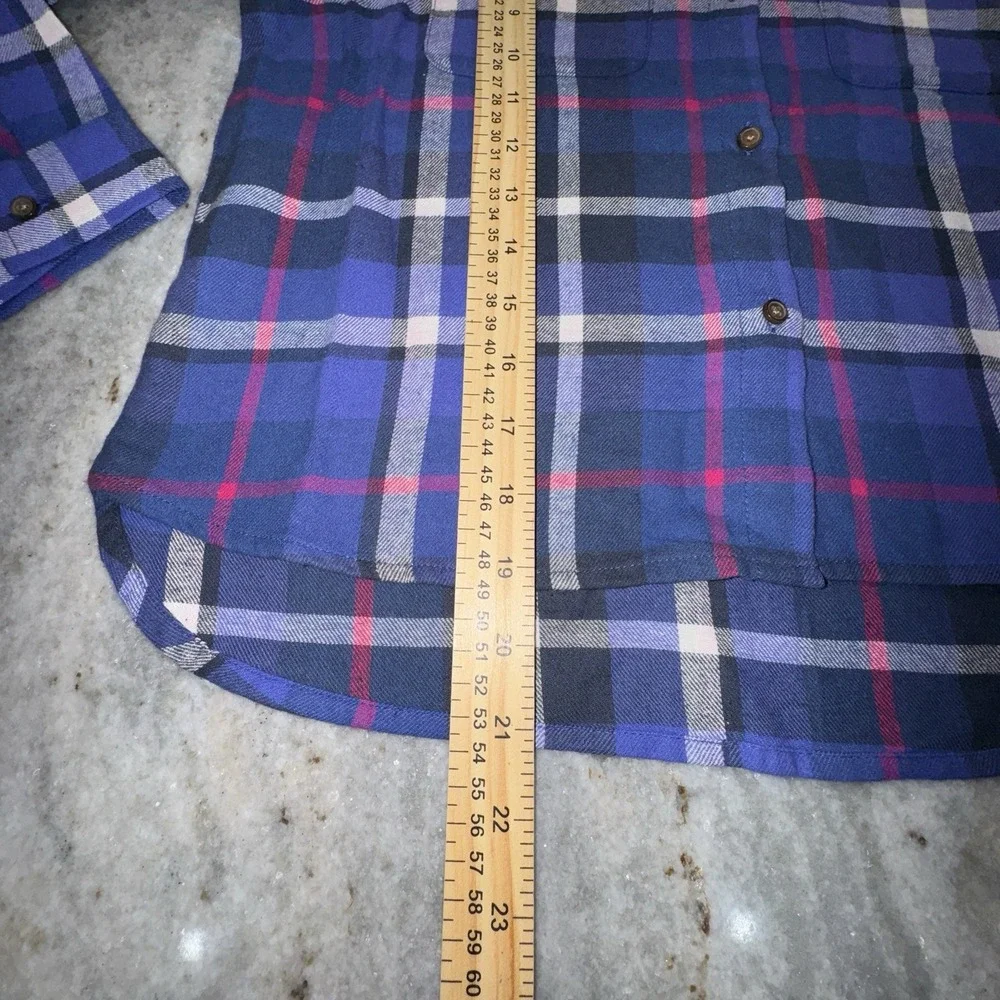 Bundle Of 2 NWT Old Navy Youth Girls XL 14/16 Plaid Flannel Shirts Colorful Boho